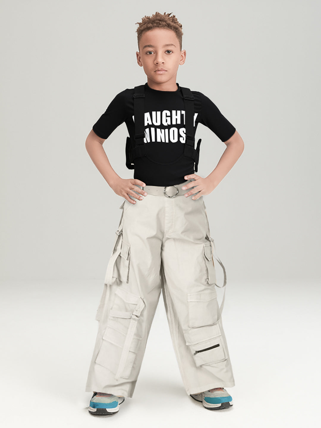 Boys Cotton Ten Pockets Cargo