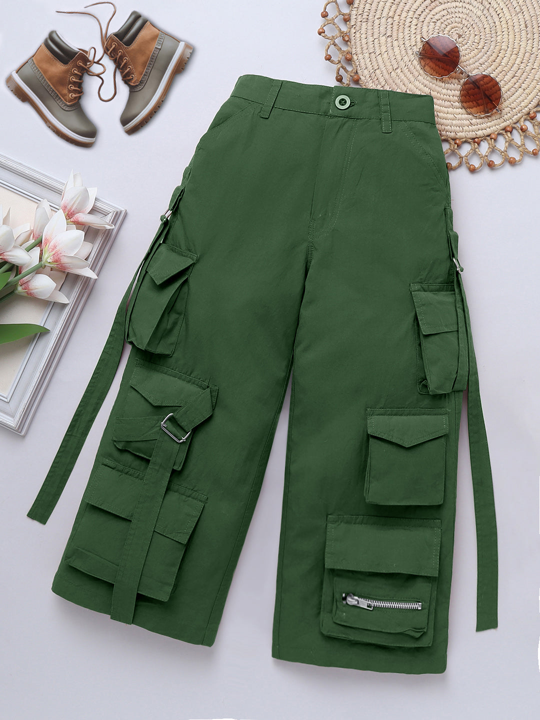 Cotton Ten Pockets Cargo for Girls & Boys