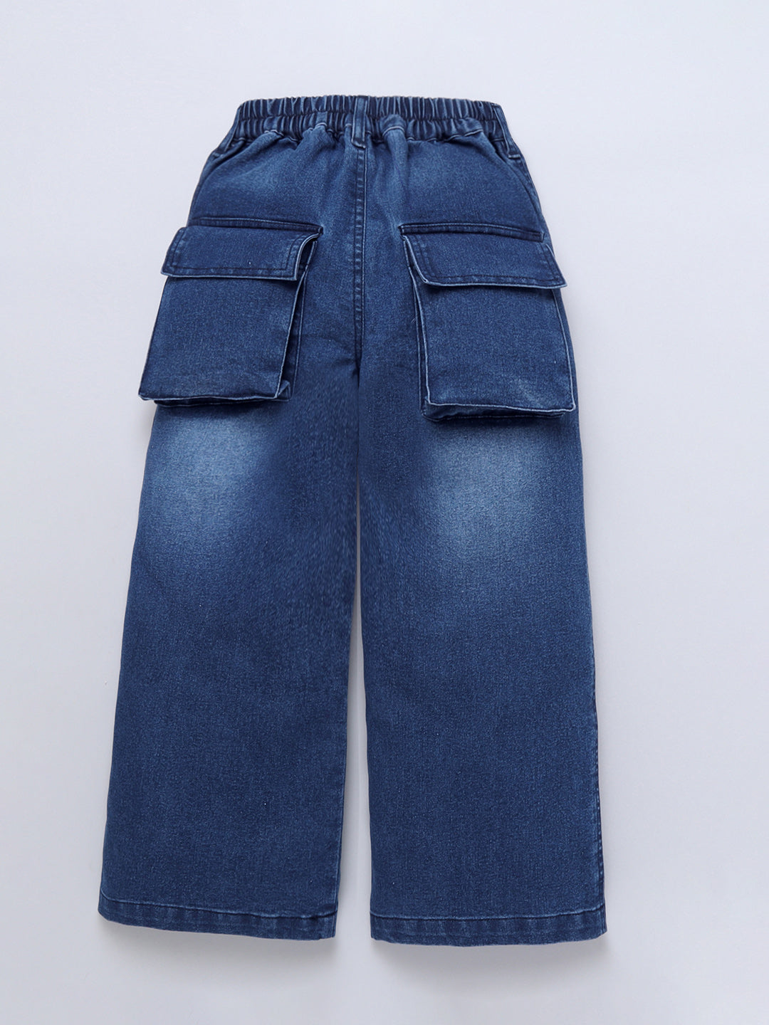 Cotton Denim Flared Jeans for Girls & Boys