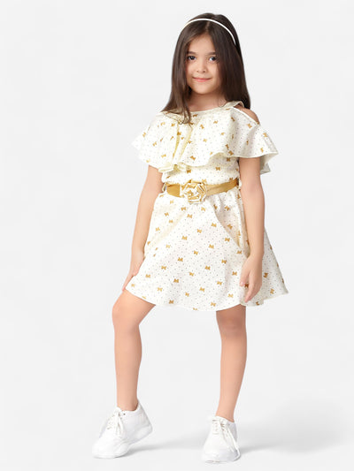 Girls Cotton Printed Dress