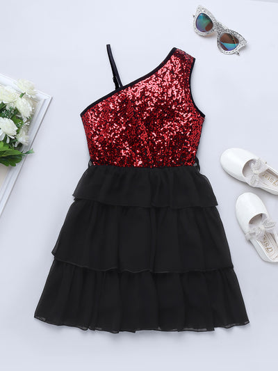 Girls Sequin Party Dress