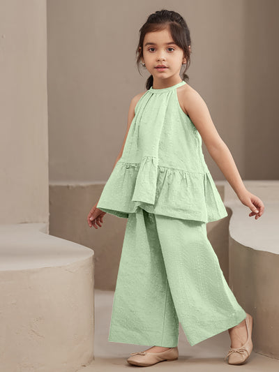 Girls Cotton Top with Palazzo