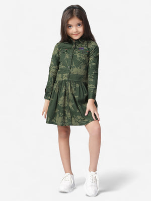 Girls Cotton Shirt Dress